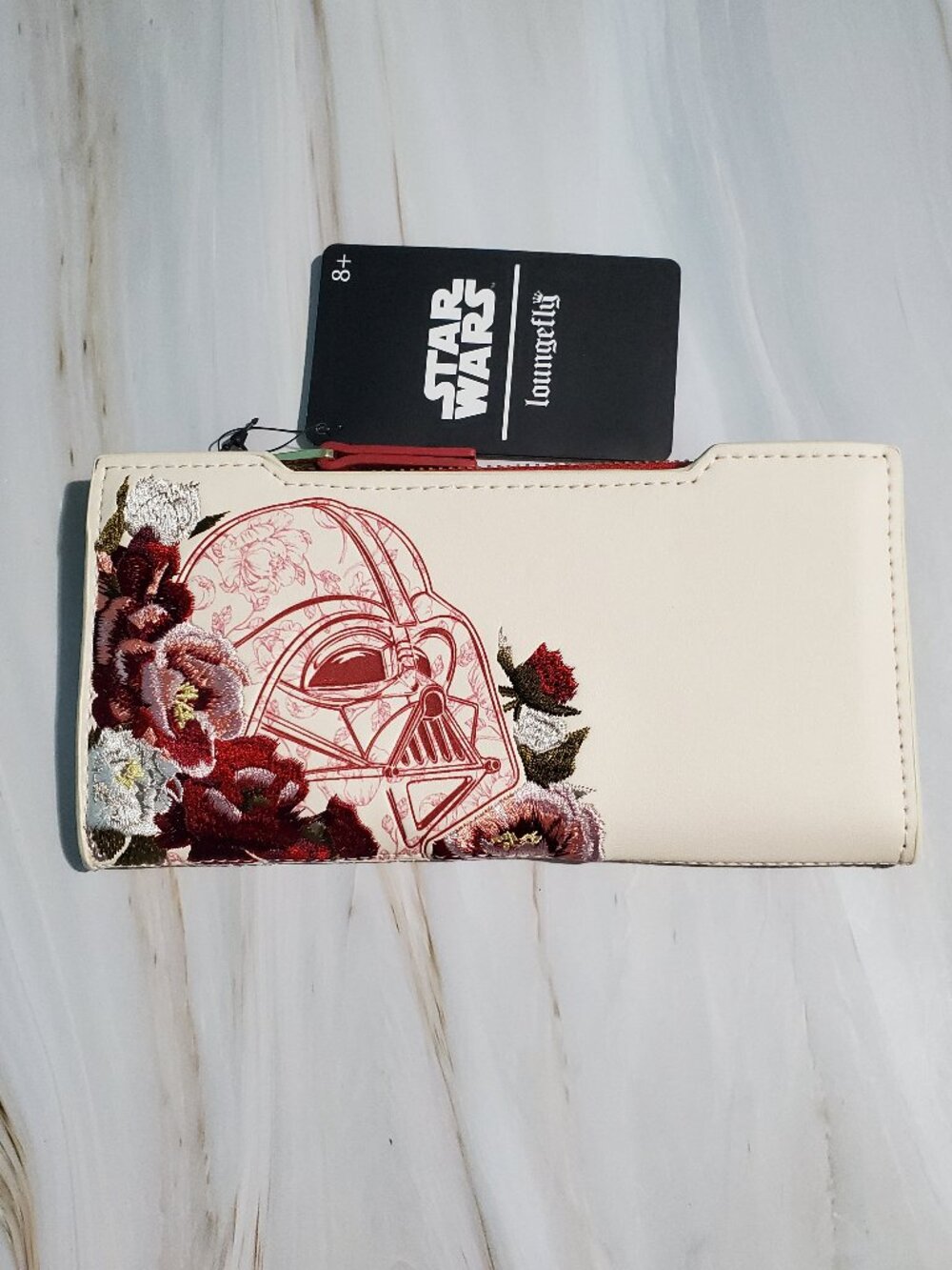 NWT Loungefly x Disney Star Wars Floral Darth Vader Wallet
